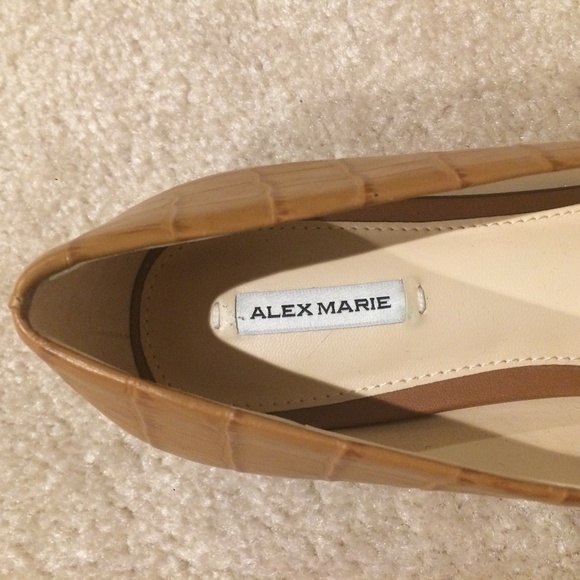 Alex Marie "Crilla" Tan Leather Women Loafers Size 8 - New - Picture 7 of 8